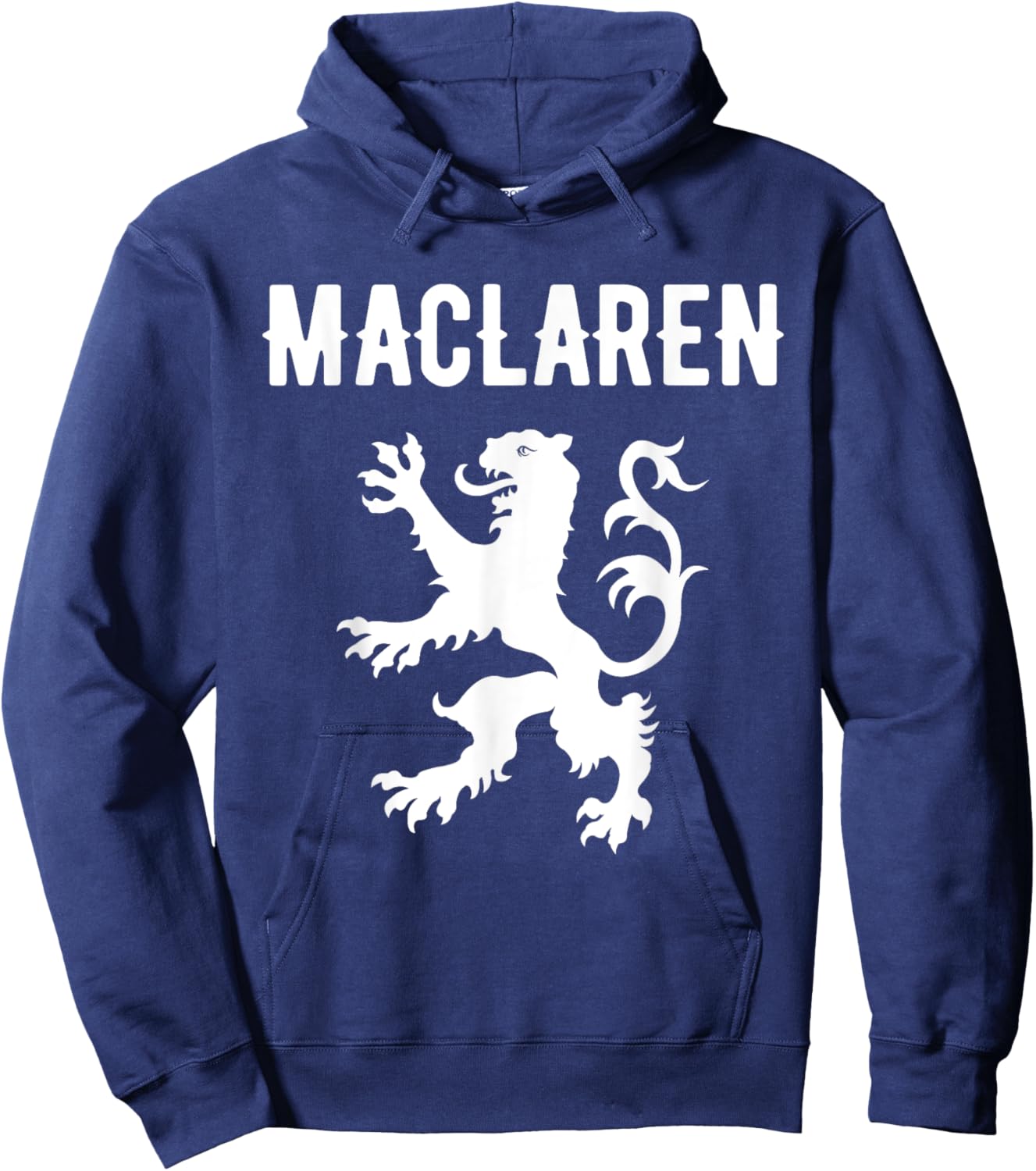 MacLaren Clan Scottish Family Name Scotland Heraldry Hoodie - Hoodie | Navy