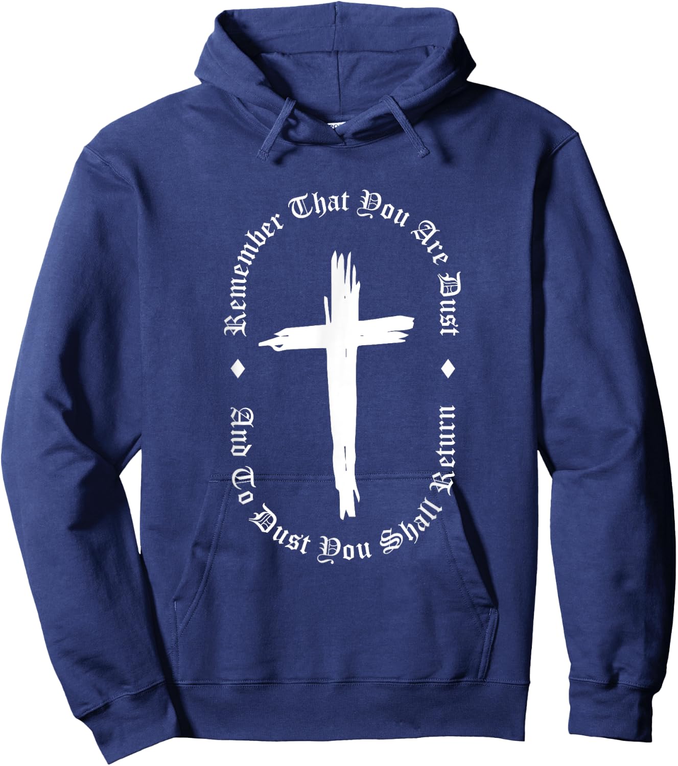 Easter Bunny Egg Hunting Clothing Ash Wednesday Remember That You Are Dust -Adults, Kids Black Cotton 100% Short Sleeve Modern Classic Fit Small Hoodie - Hoodie | Navy