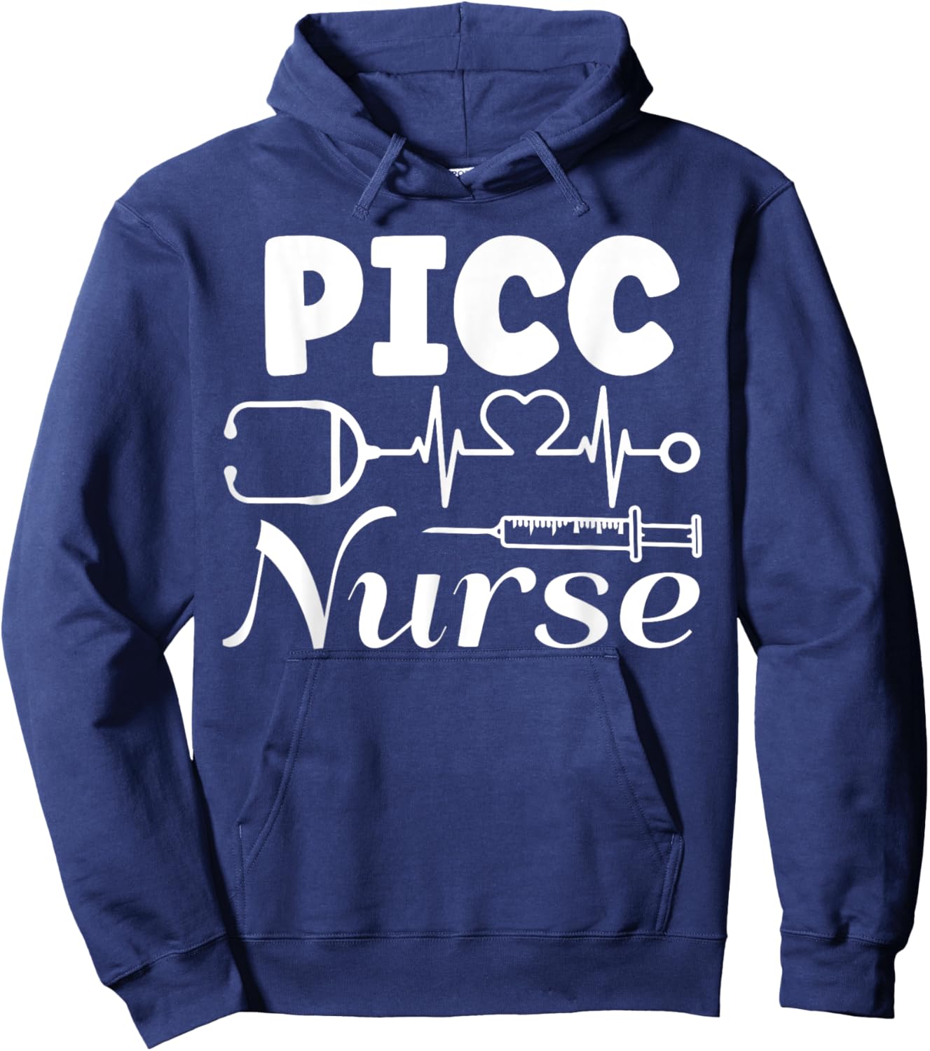 Vascular Access Team - PICC IV Nurse Life Nursing Student Hoodie - Hoodie | Navy