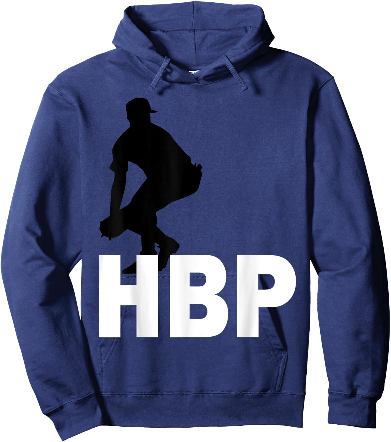 Baseball Hit By Pitch (HBP) Hoodie - Hoodie | Navy
