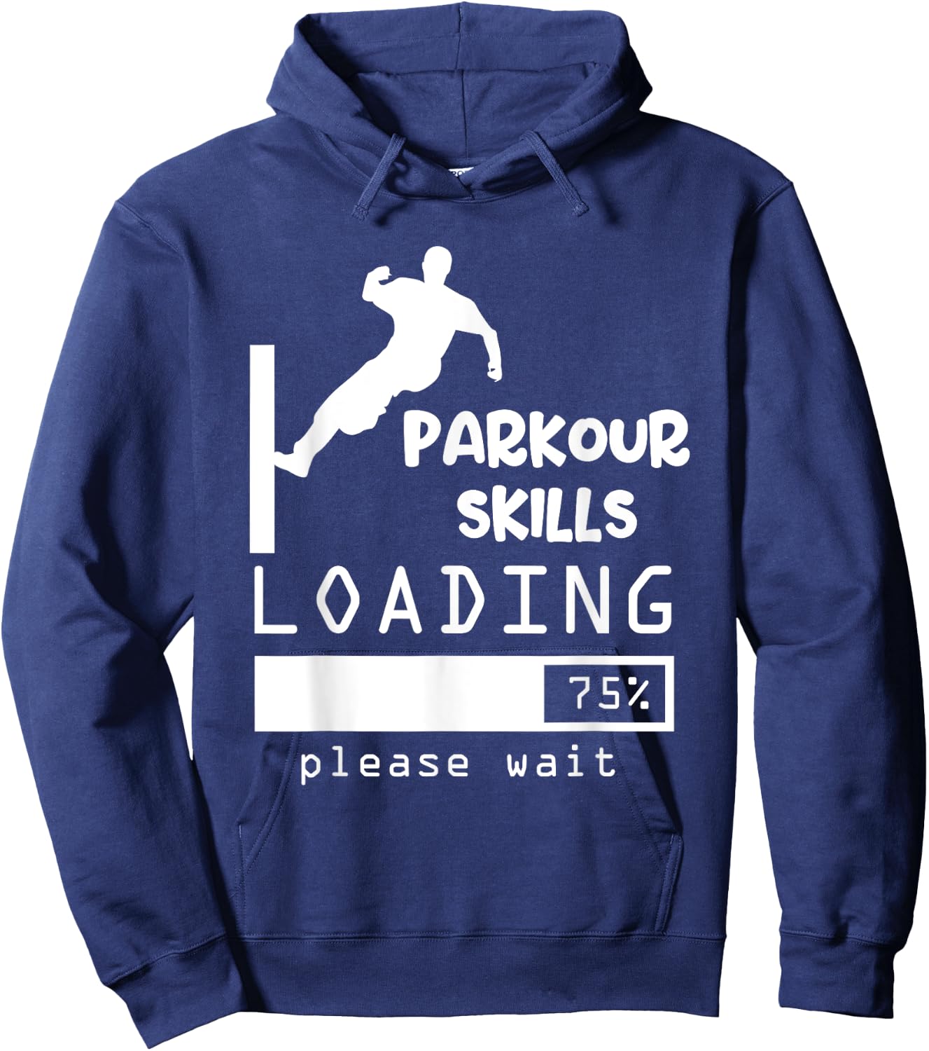 Funny Parkour Skills Loading Parkour Hoodie - Hoodie | Navy
