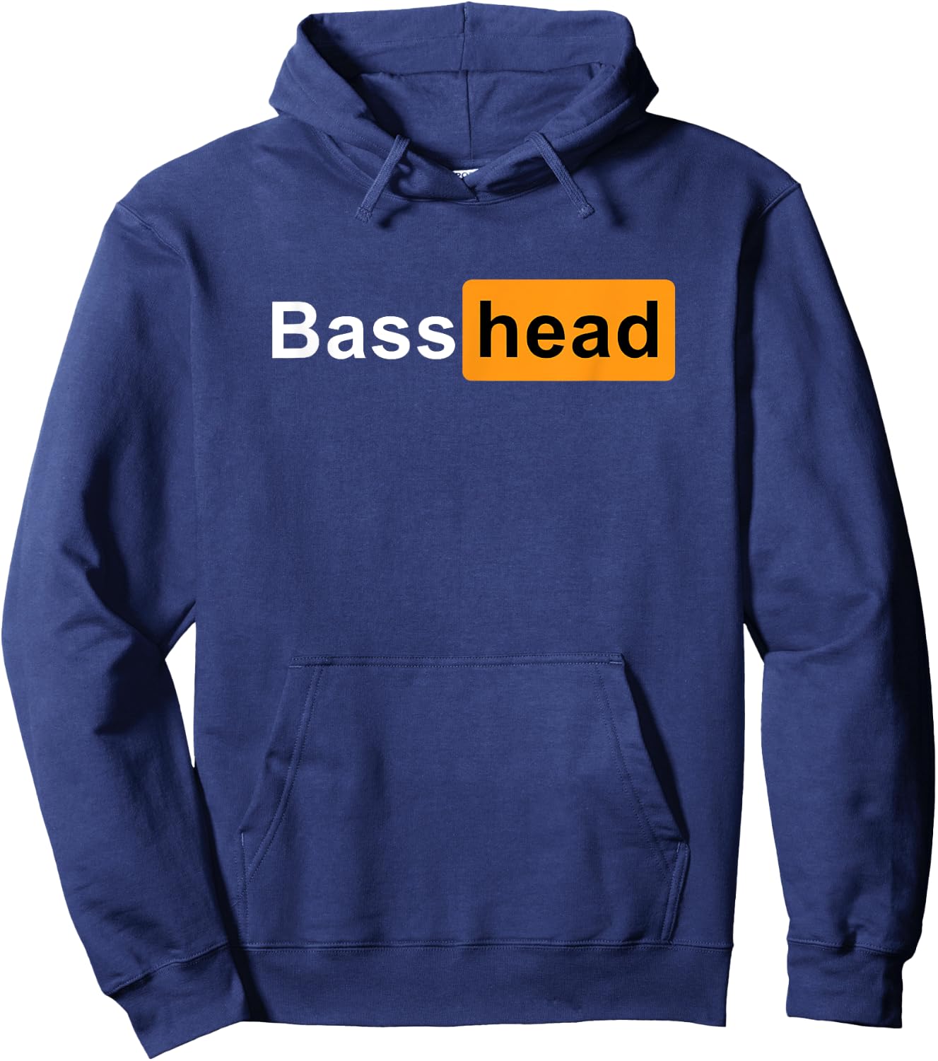 Bass Head Headbanger EDM Rave Festival Costume Dance Music Hoodie - Hoodie | Navy