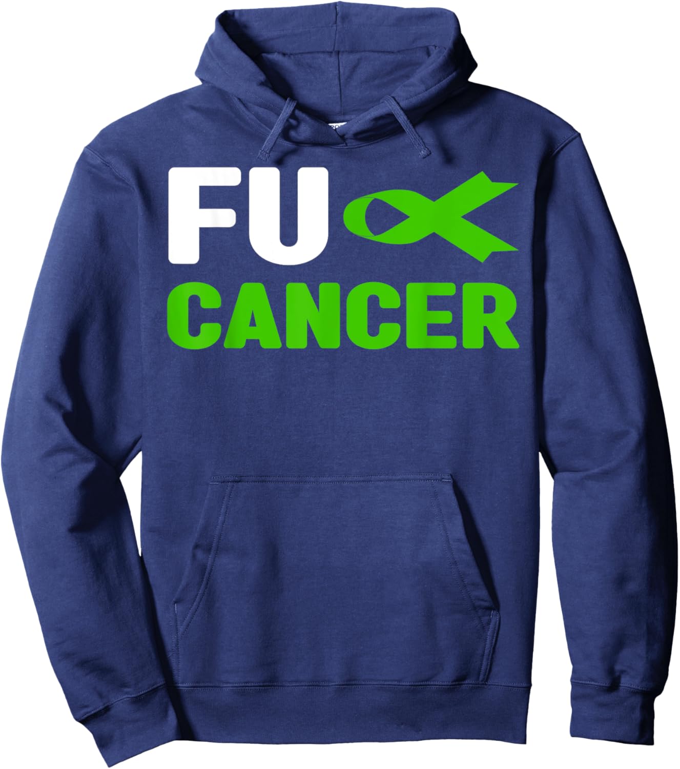 Fuck Bile Duct Cancer Shirt - FU Bile Duct Cancer Awareness Hoodie - Hoodie | Navy