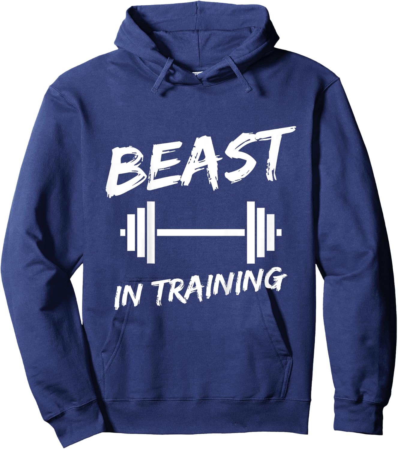 Kids Beast In Training Father And Son Bodybuilding Hoodie - Hoodie | Navy