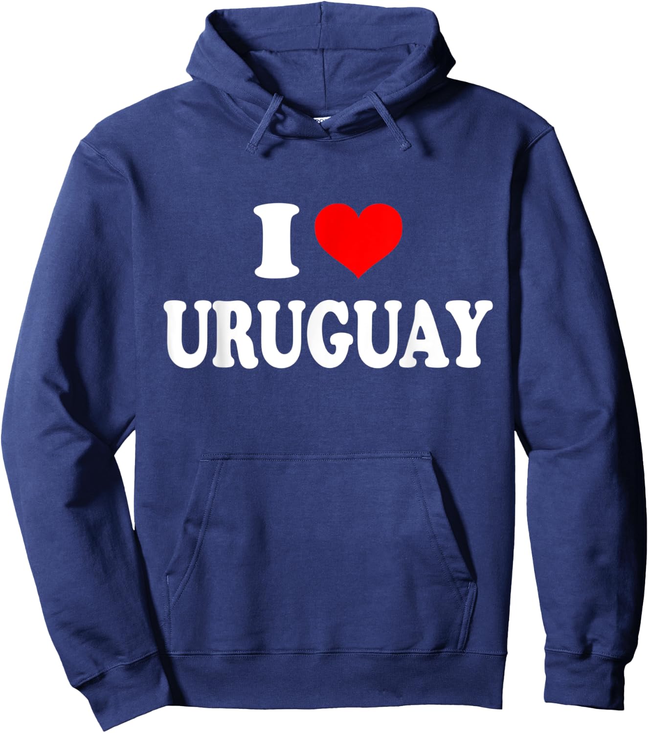 I Love Uruguay Hoodie - Hoodie | Navy
