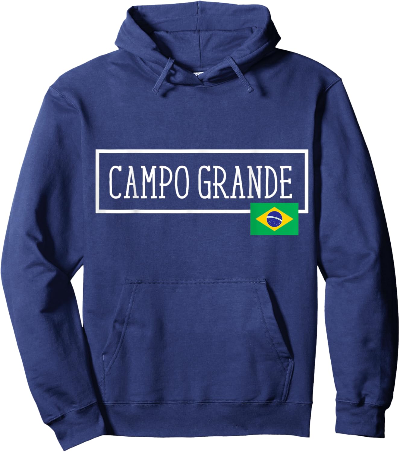 Campo Grande Brazil Country City Brazilian Fun Women Men Gag Hoodie - Hoodie | Navy