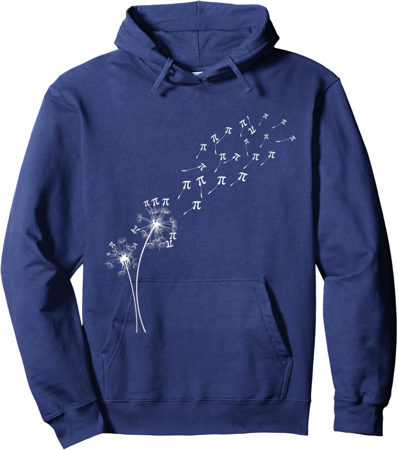 Dandelion Pi Day Flower Floral Tree Math Mathematic Lover Hoodie - Hoodie | Navy