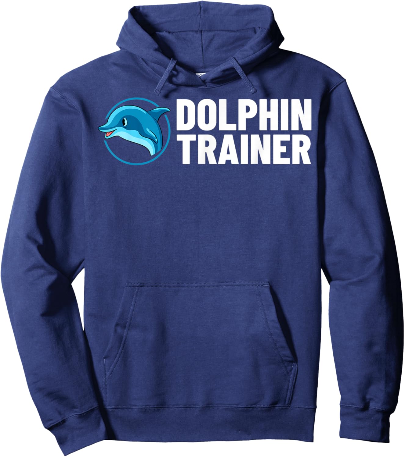Dolphin Trainer Animal Lover Hoodie - Hoodie | Navy
