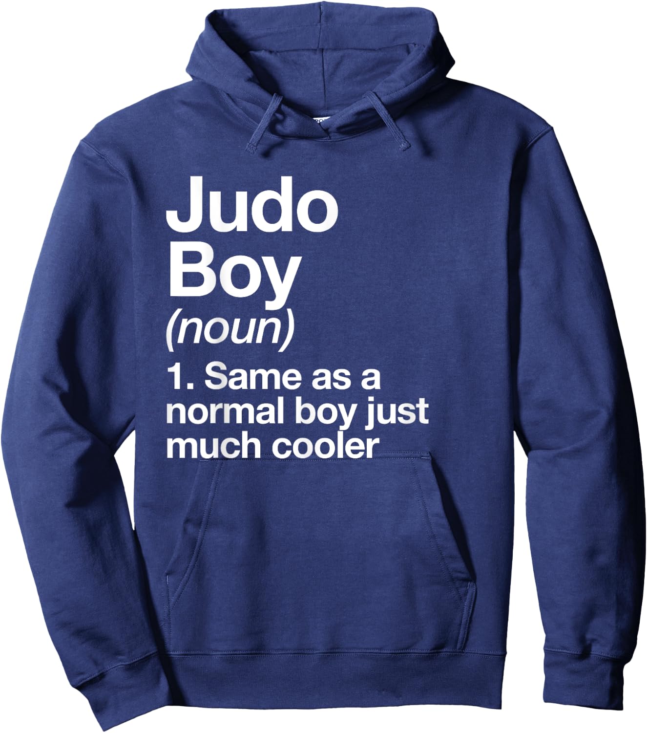 Judo Boy Definition Funny Martial Arts Hoodie - Hoodie | Navy