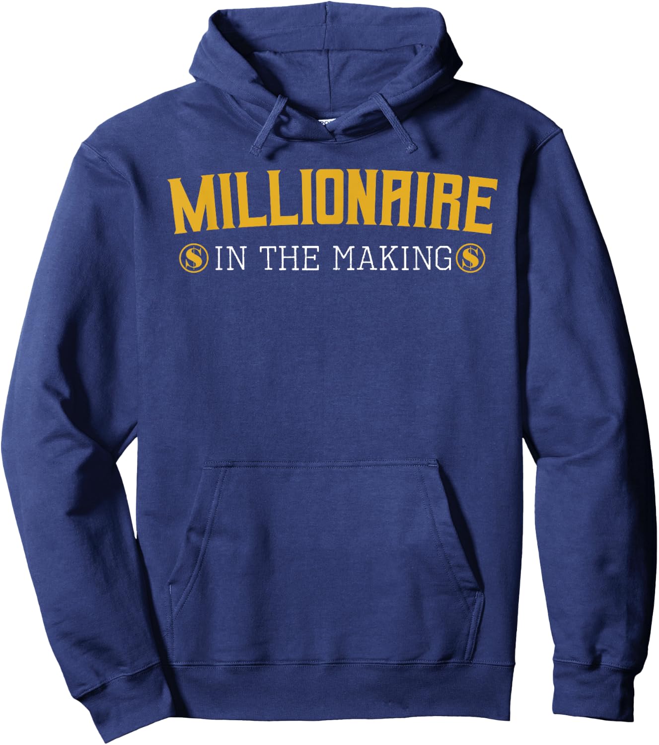 Millionaire in The Making Entrepreneur Hustler Money Cash Hoodie - Hoodie | Navy