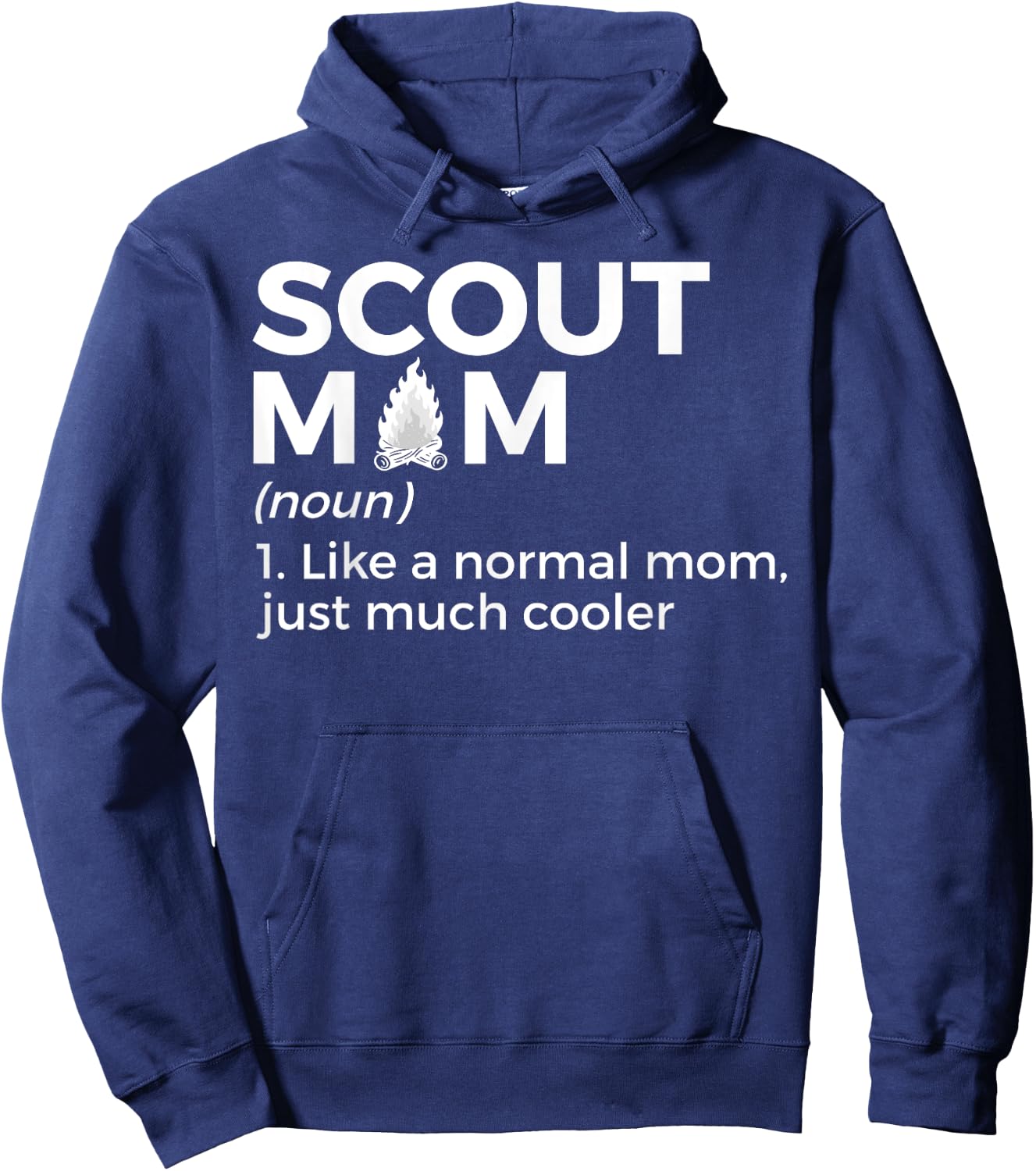 Scouting Funny Scout Mom Definition Hoodie - Hoodie | Navy