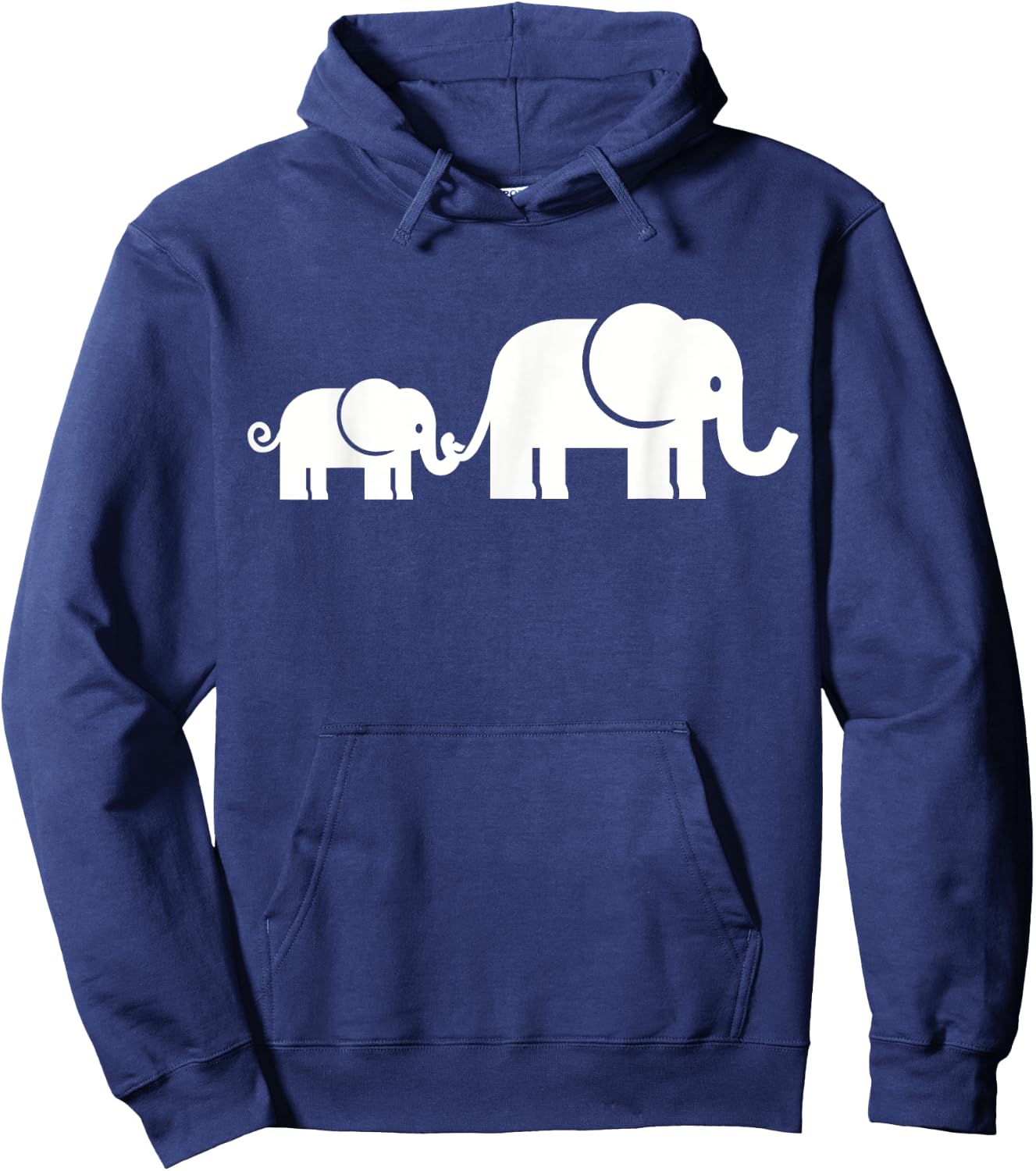 Elephant family Hoodie - Hoodie | Navy