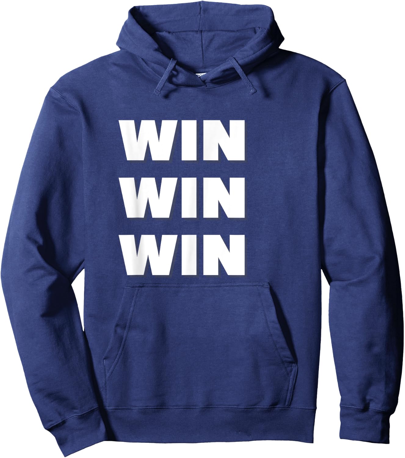 Win Win Win Hoodie - Hoodie | Navy