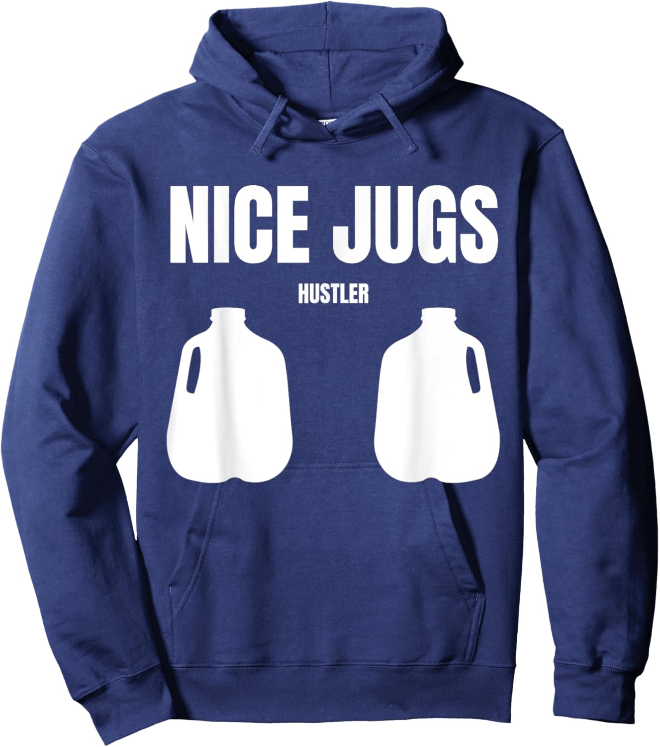 Nice Jugs hustler Hoodie - Hoodie | Navy