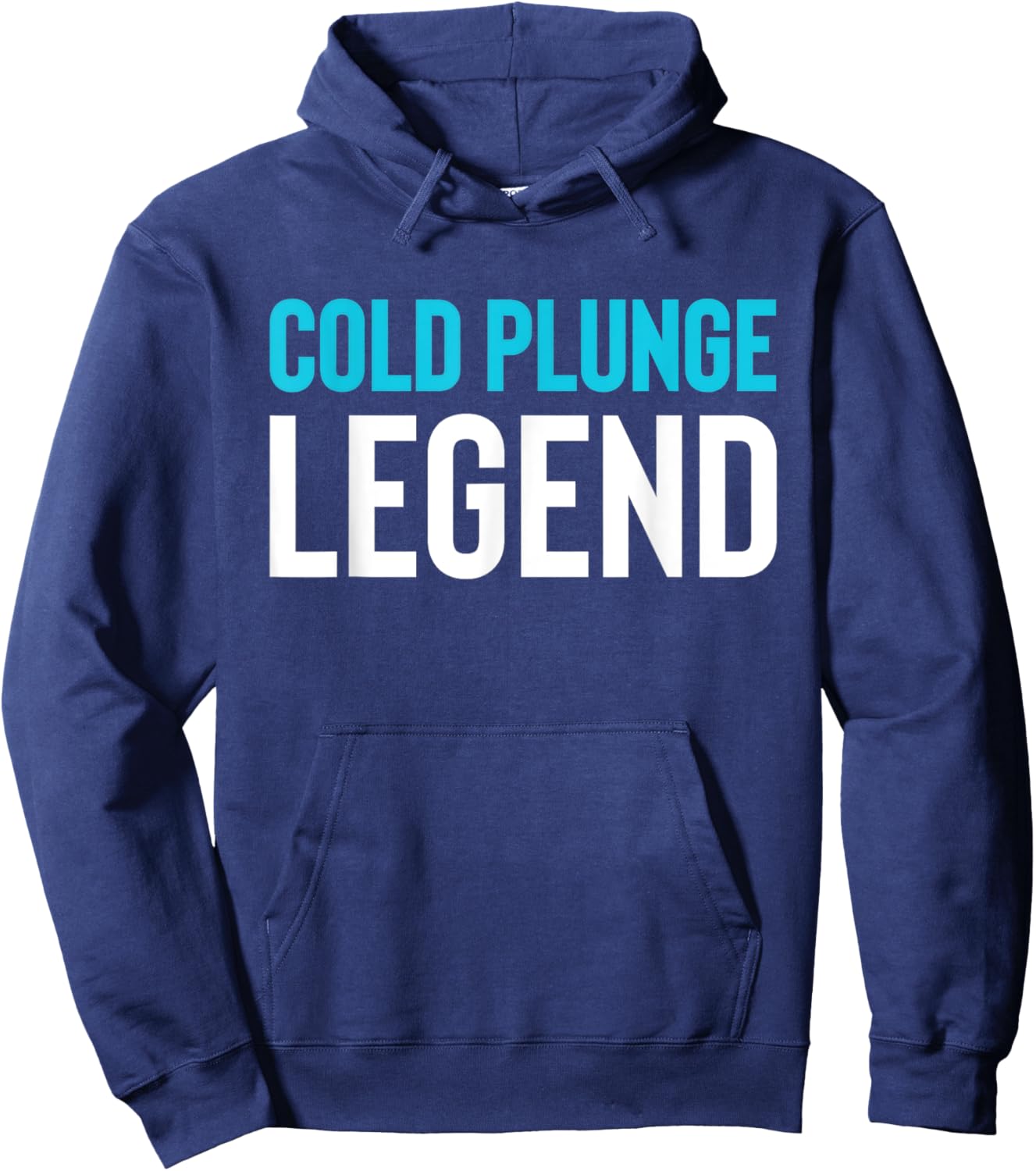 Cold Plunge Legend Ice Bath Hoodie - Hoodie | Navy