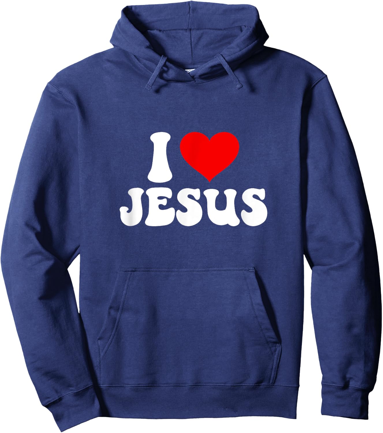 I love Jesus bible christ Hoodie - Hoodie | Navy