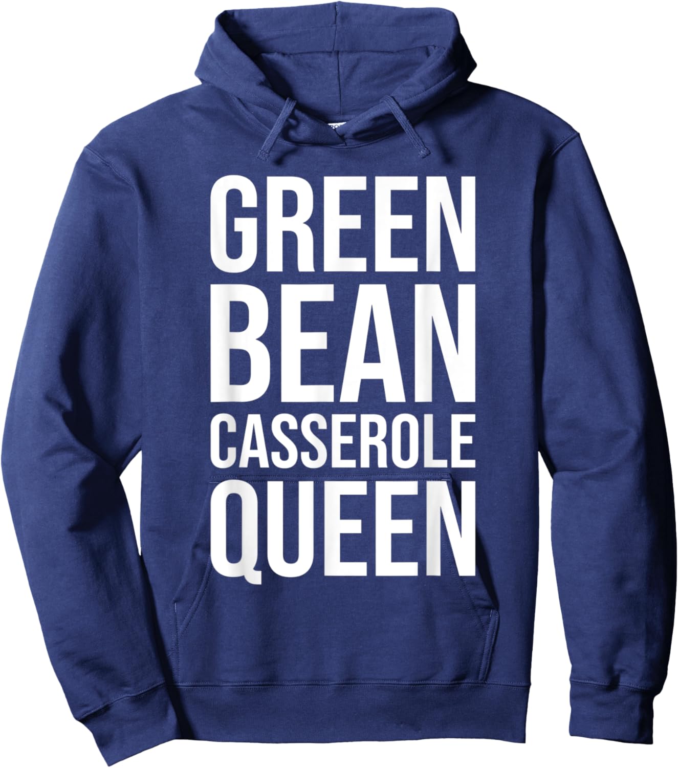 Green Bean Casserole Queen Hoodie - Hoodie | Navy