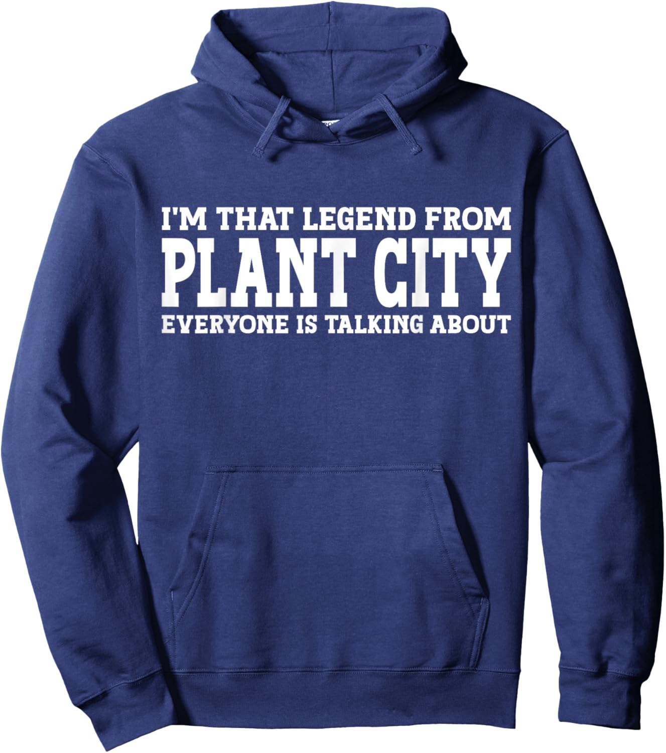 Plant City Hometown FL Florida Home Roots City Plant City Hoodie - Hoodie | Navy