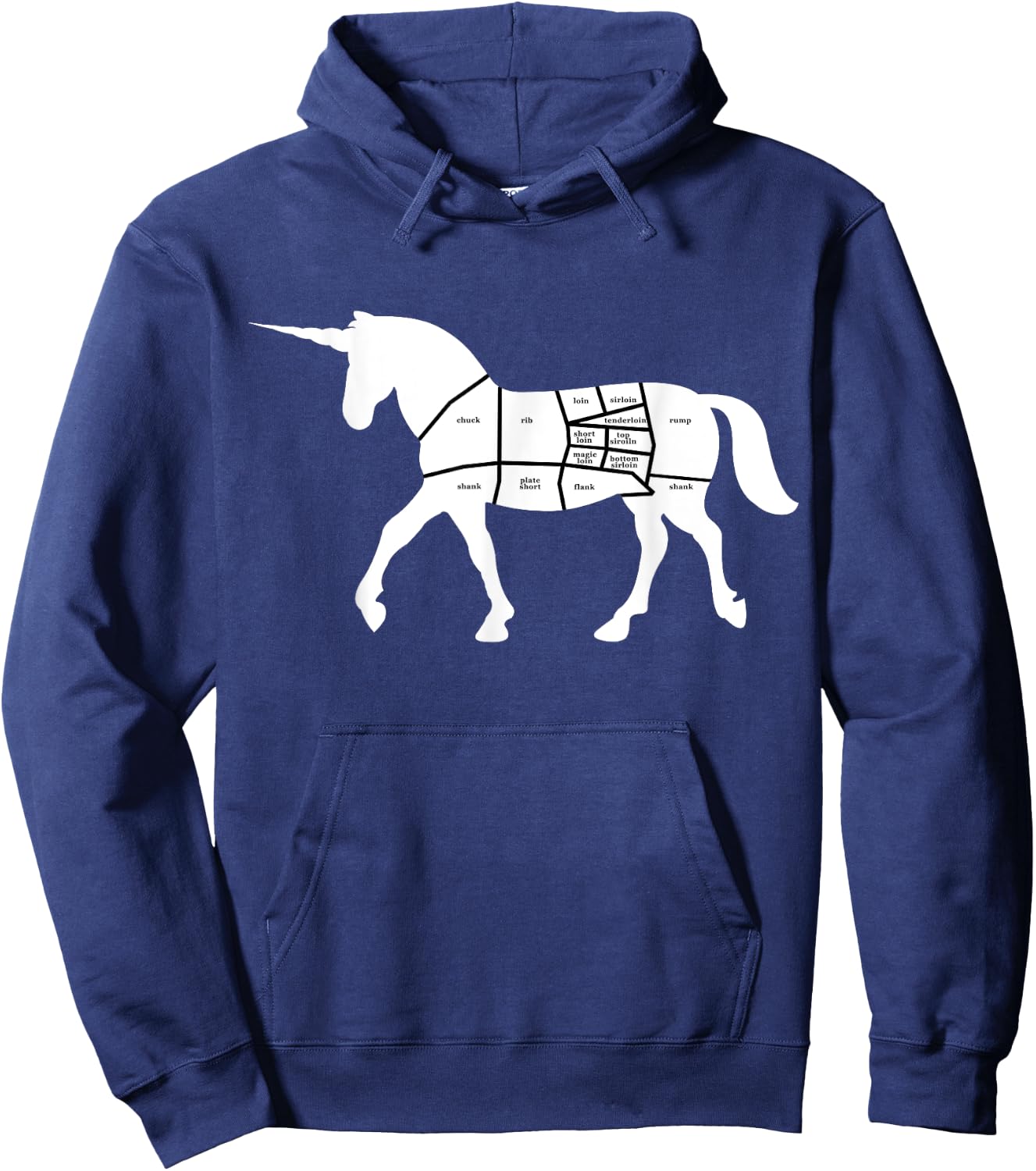 Butcher Cuts - Unicorn Hoodie - Hoodie | Navy