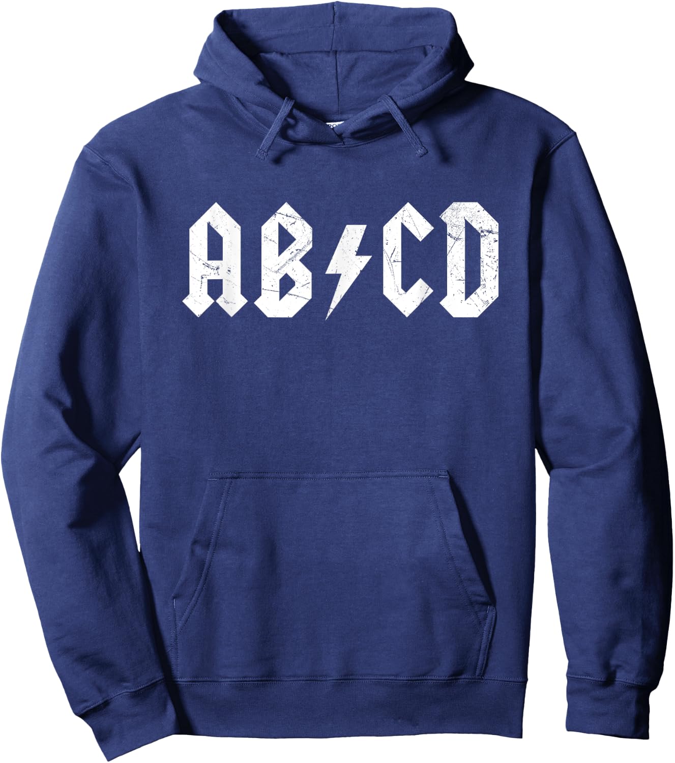 ABCD Rock and Roll Letters Children Alphabet Parody Hoodie - Hoodie | Navy