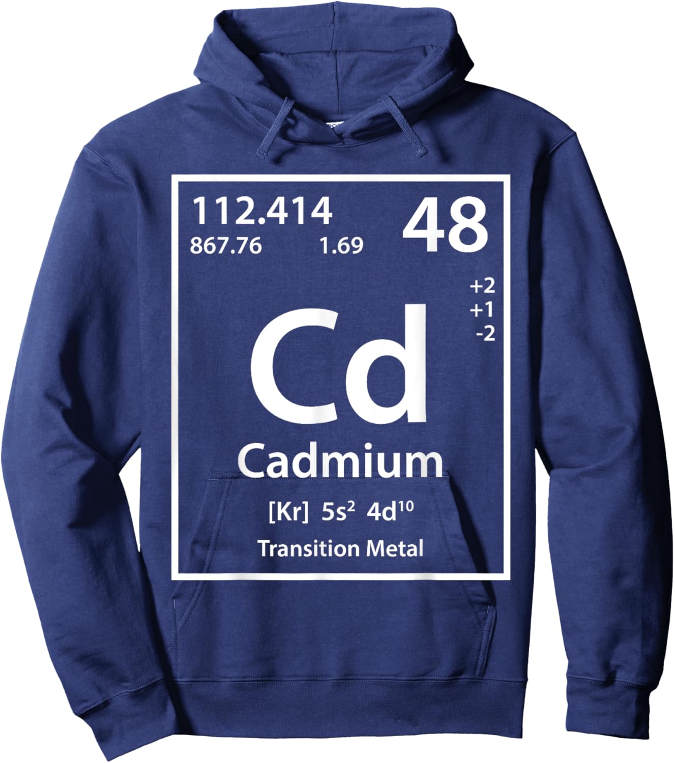 Cadmium Element (white) Hoodie - Hoodie | Navy