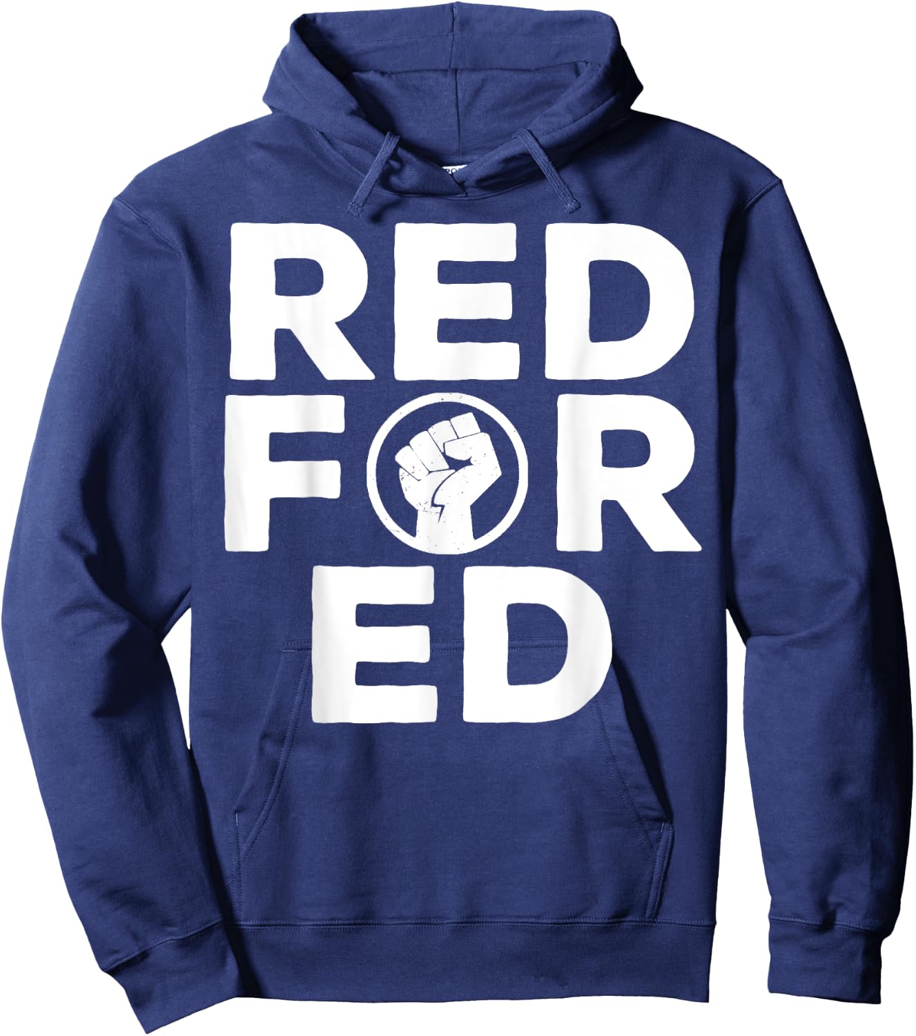 Red For Ed California #redfored Hoodie - Hoodie | Navy