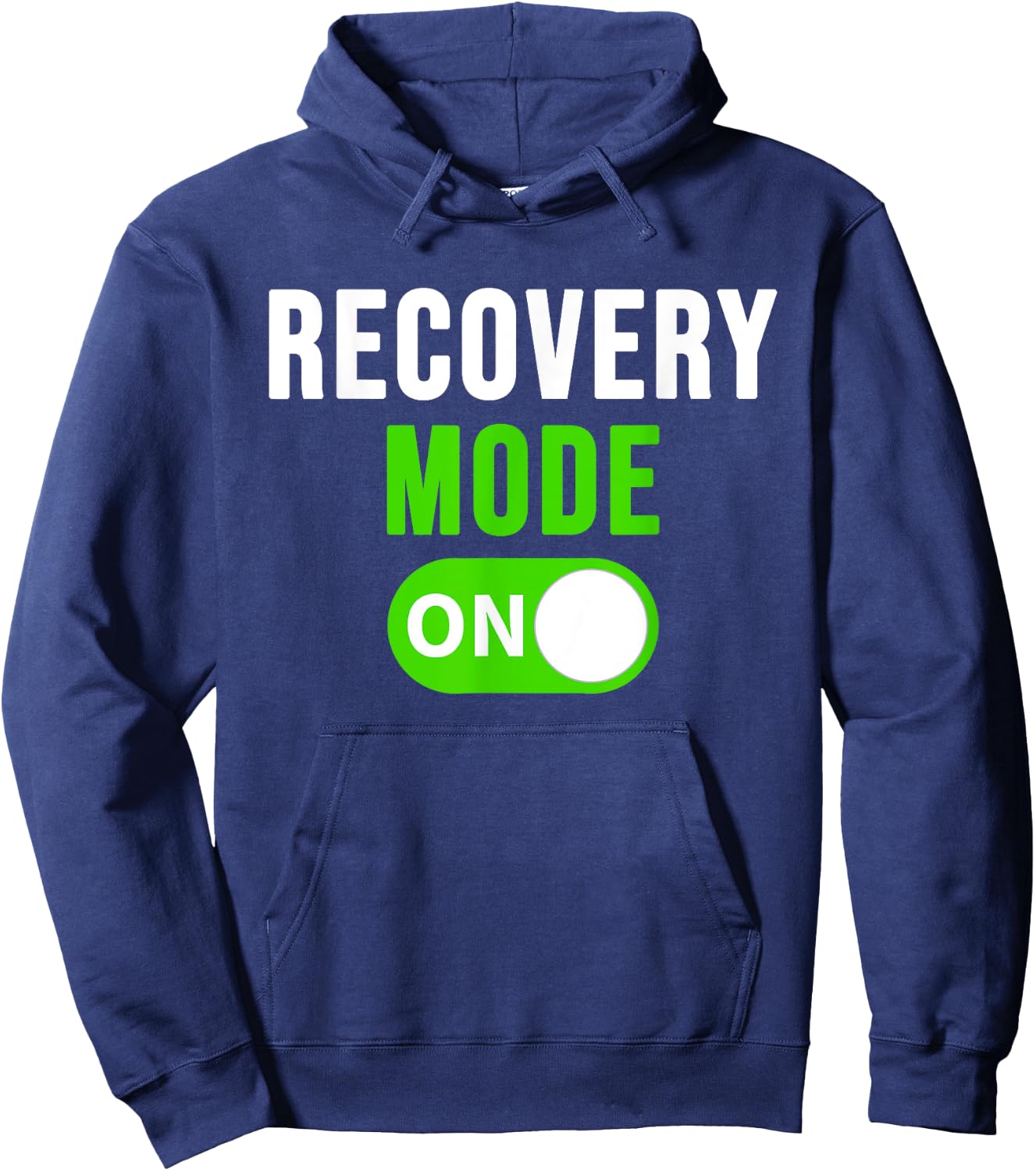 Recovery Mode On Get Well Gift Funny Injury Hoodie - Hoodie | Navy