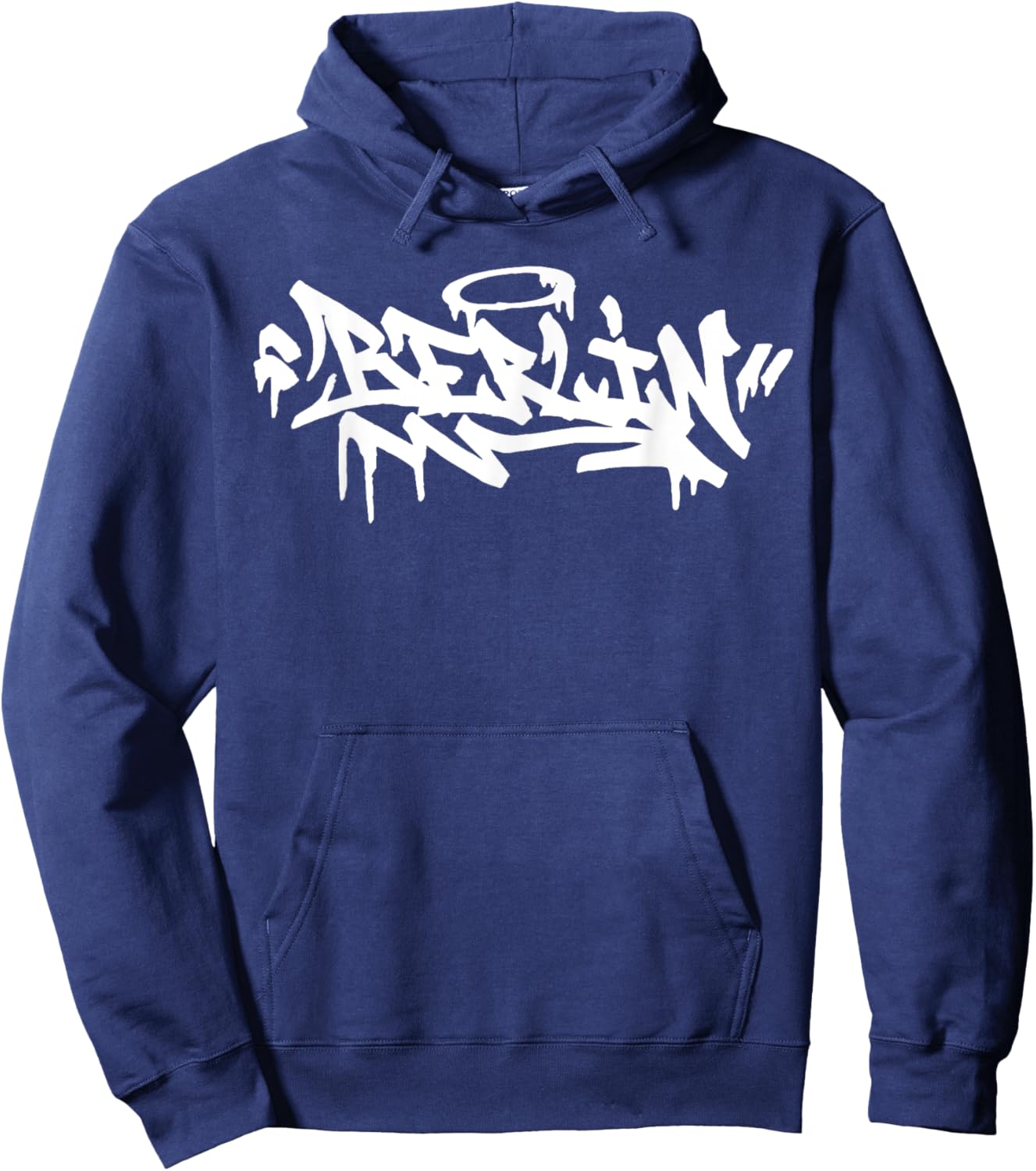 Berlin City Graffiti Street Art Handstyle Deutschland Hip Hop Hoodie - Hoodie | Navy