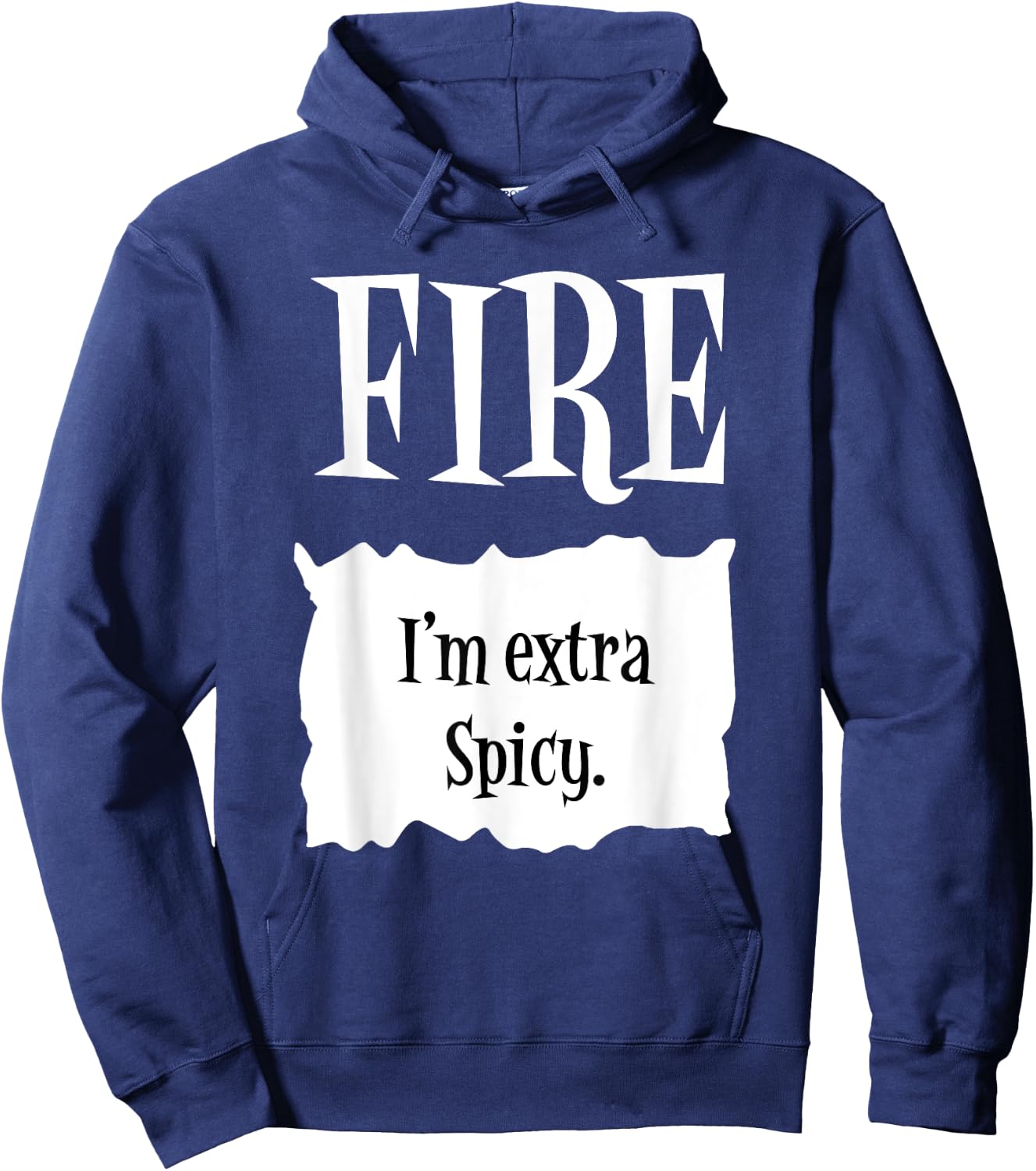 FIRE - Hot Packet Halloween Taco Costume Hoodie - Hoodie | Navy