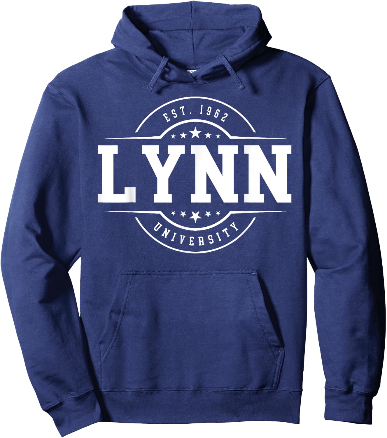 Lynn University (Boca Raton) Arch Vintage Classic Design Hoodie - Hoodie | Navy