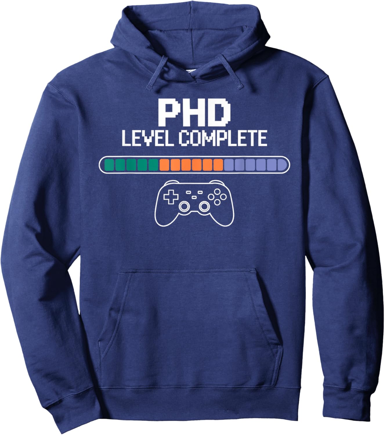 PhD Level Complete Doctorate PhD Graduation Men Women Hoodie - Hoodie | Navy