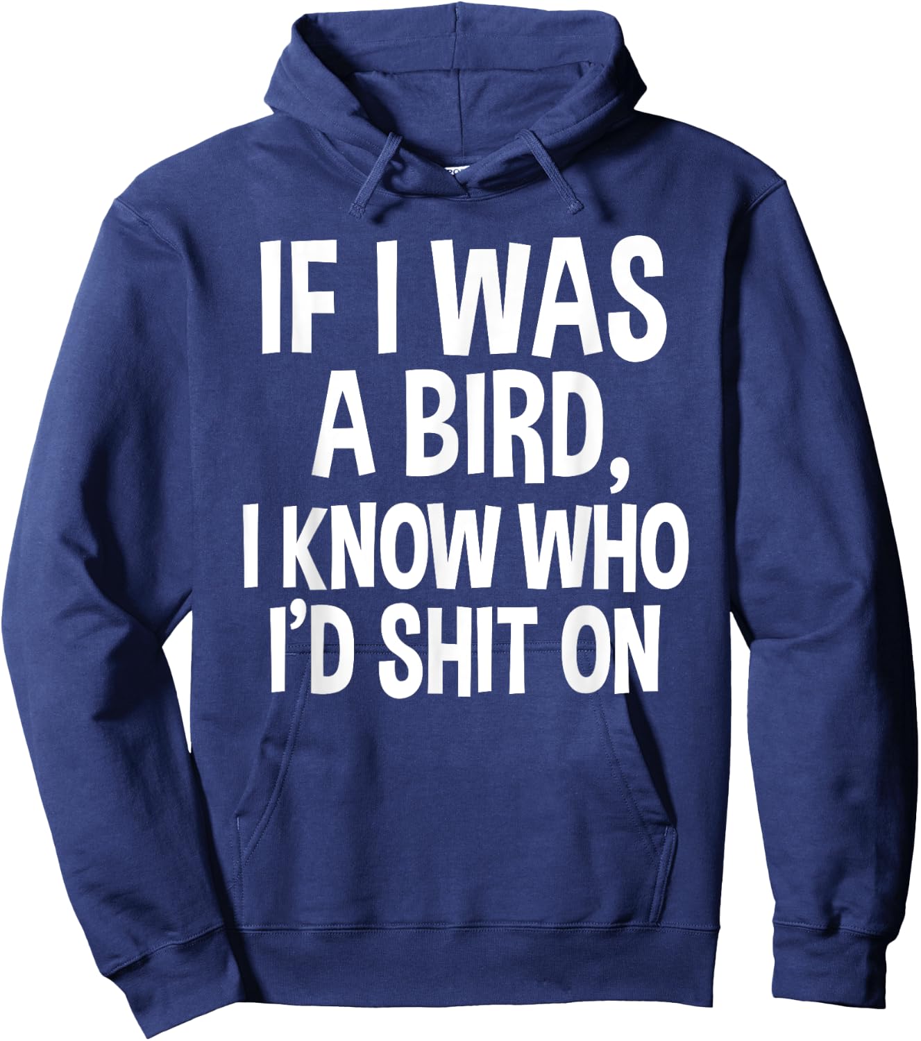If I Was A Bird, I Know Who I'd Shit On Funny Gift Shirt Hoodie - Hoodie | Navy