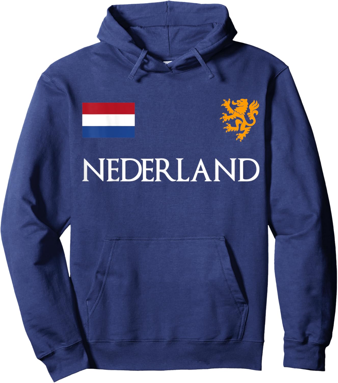 Nederland Tricolor Souvenir Proud Flag Of Netherlands Hoodie - Hoodie | Navy