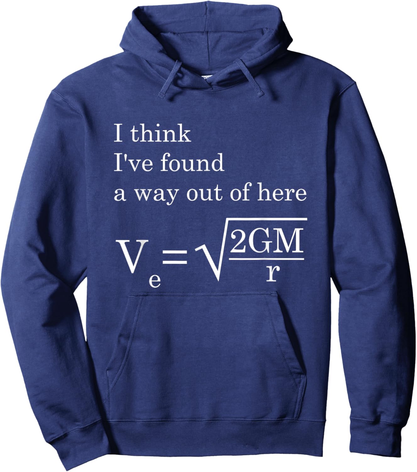 Velocity Gravity Engineer I Think I've Found Way Out Of Here Hoodie - Hoodie | Navy