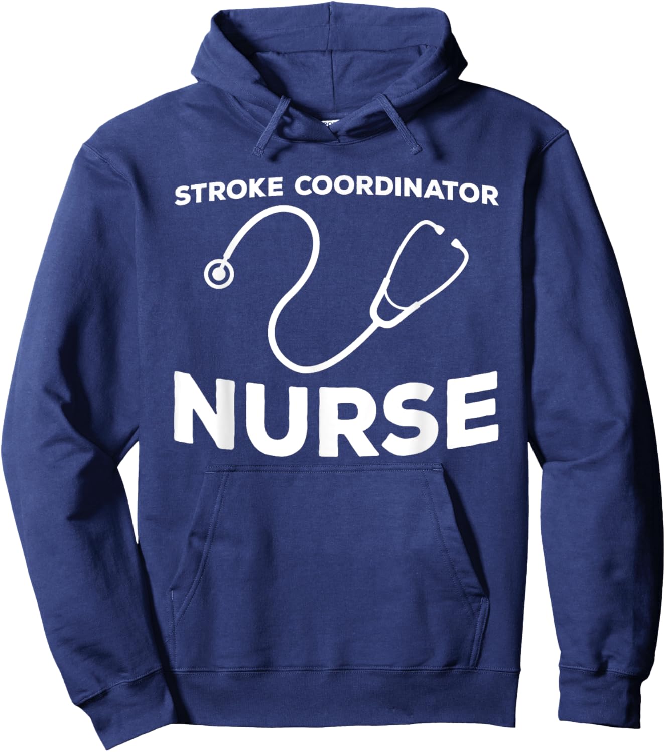Stroke Coordinator Nurse Outfit ICU Stroke Program Manager Hoodie - Hoodie | Navy