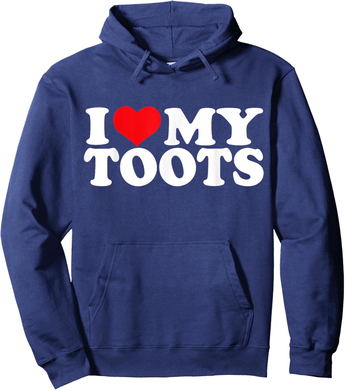 I Love My Toots, I Heart Toots Hoodie - Hoodie | Navy