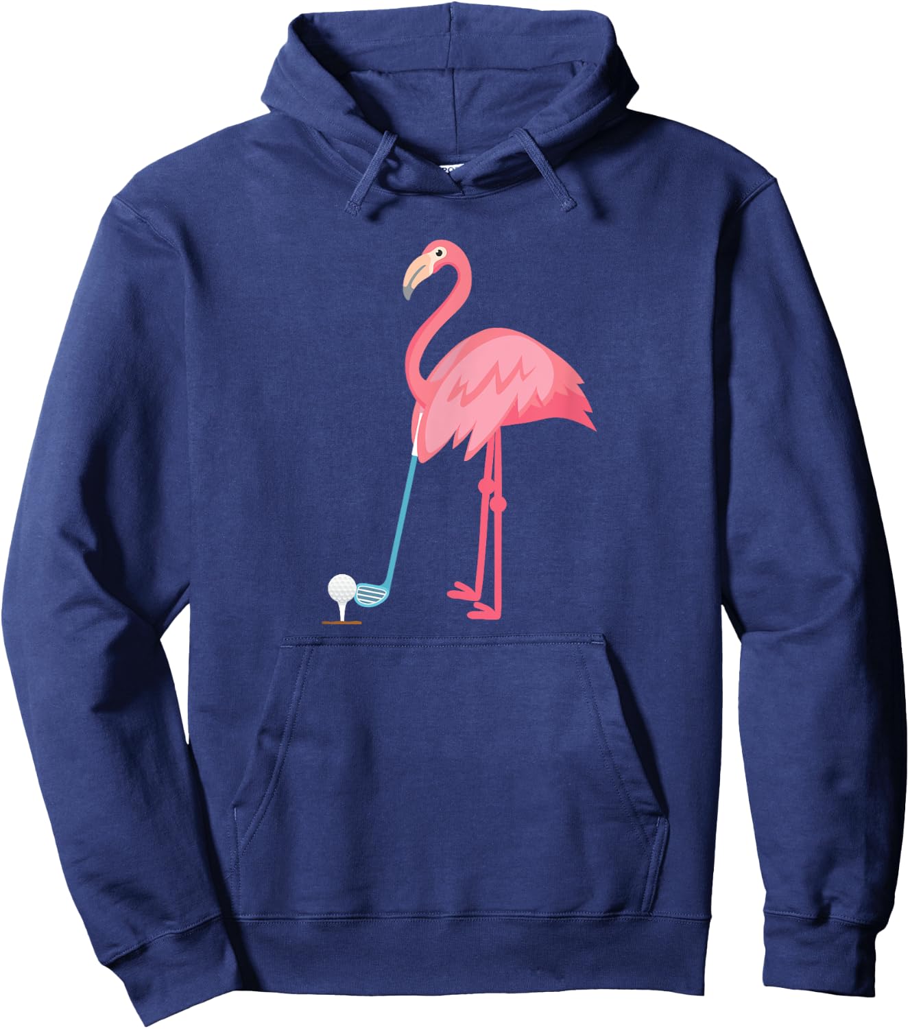Golf Flamingo Lover Gift Floral Women Men Funny Summer Cute Hoodie - Hoodie | Navy