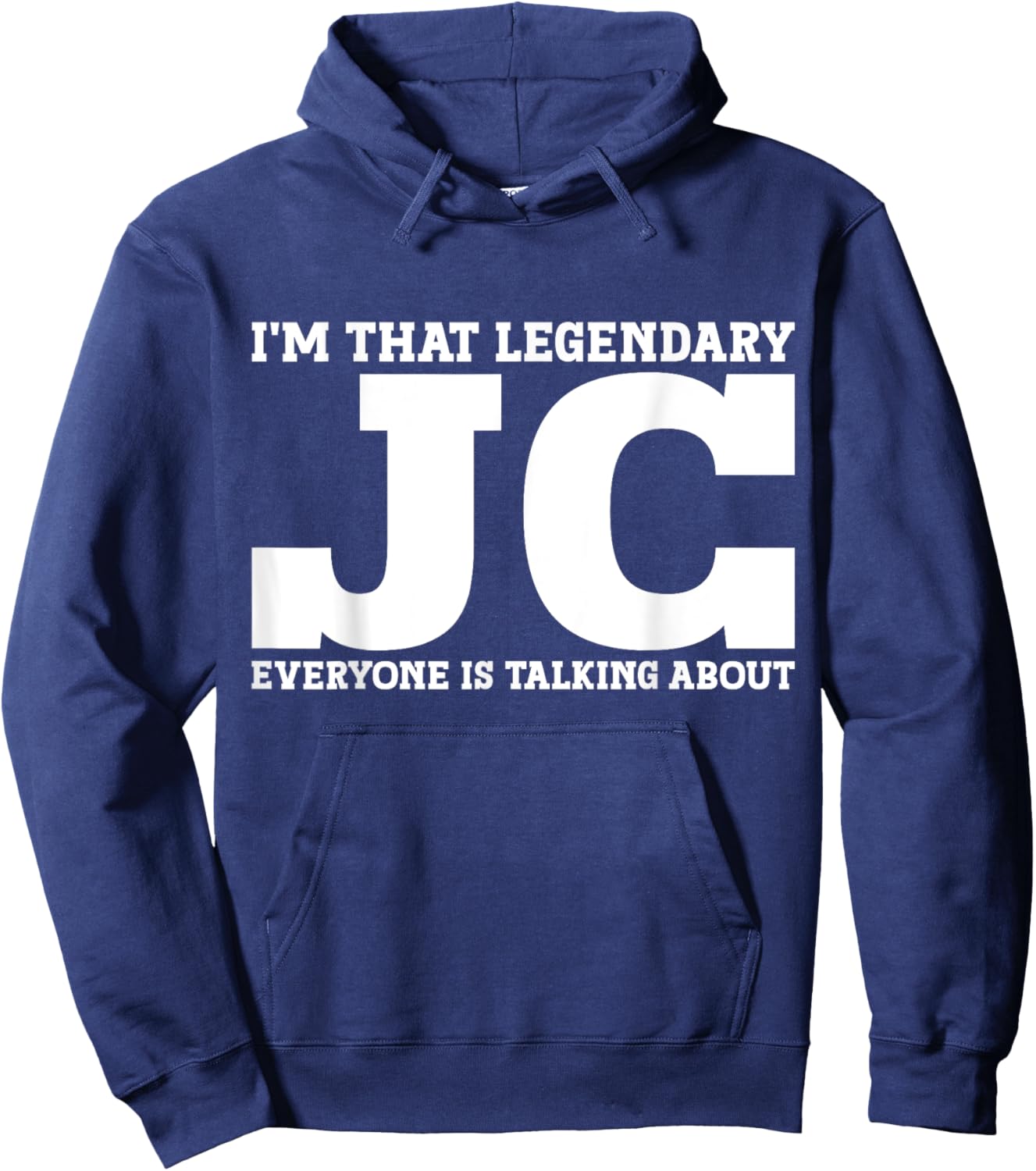 Jc Personal Name First Name Funny Jc Hoodie - Hoodie | Navy