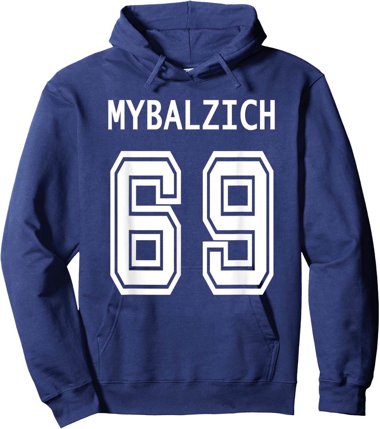 Sports Player Mybalzich 69 Funny Adult Hoodie - Hoodie | Navy