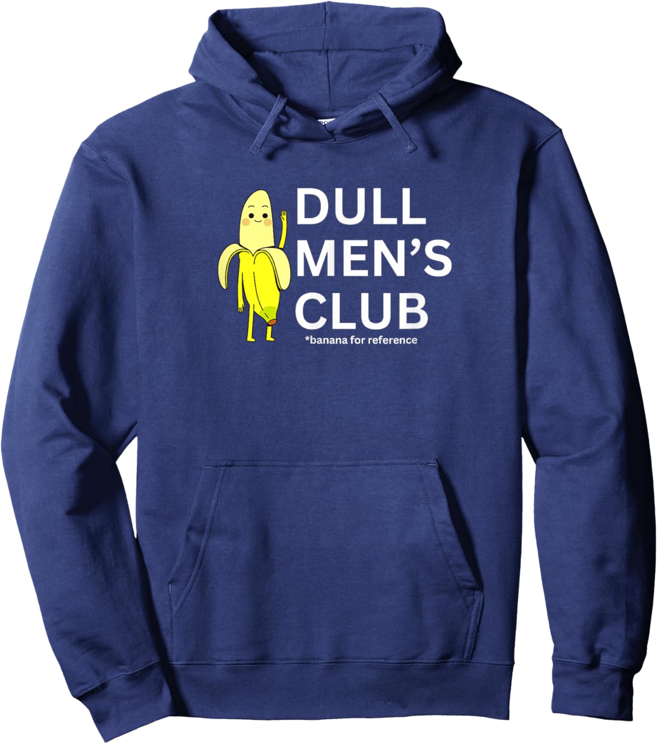 Dull Men Club Funny Banana Ordinary Lifestyle Hoodie - Hoodie | Navy