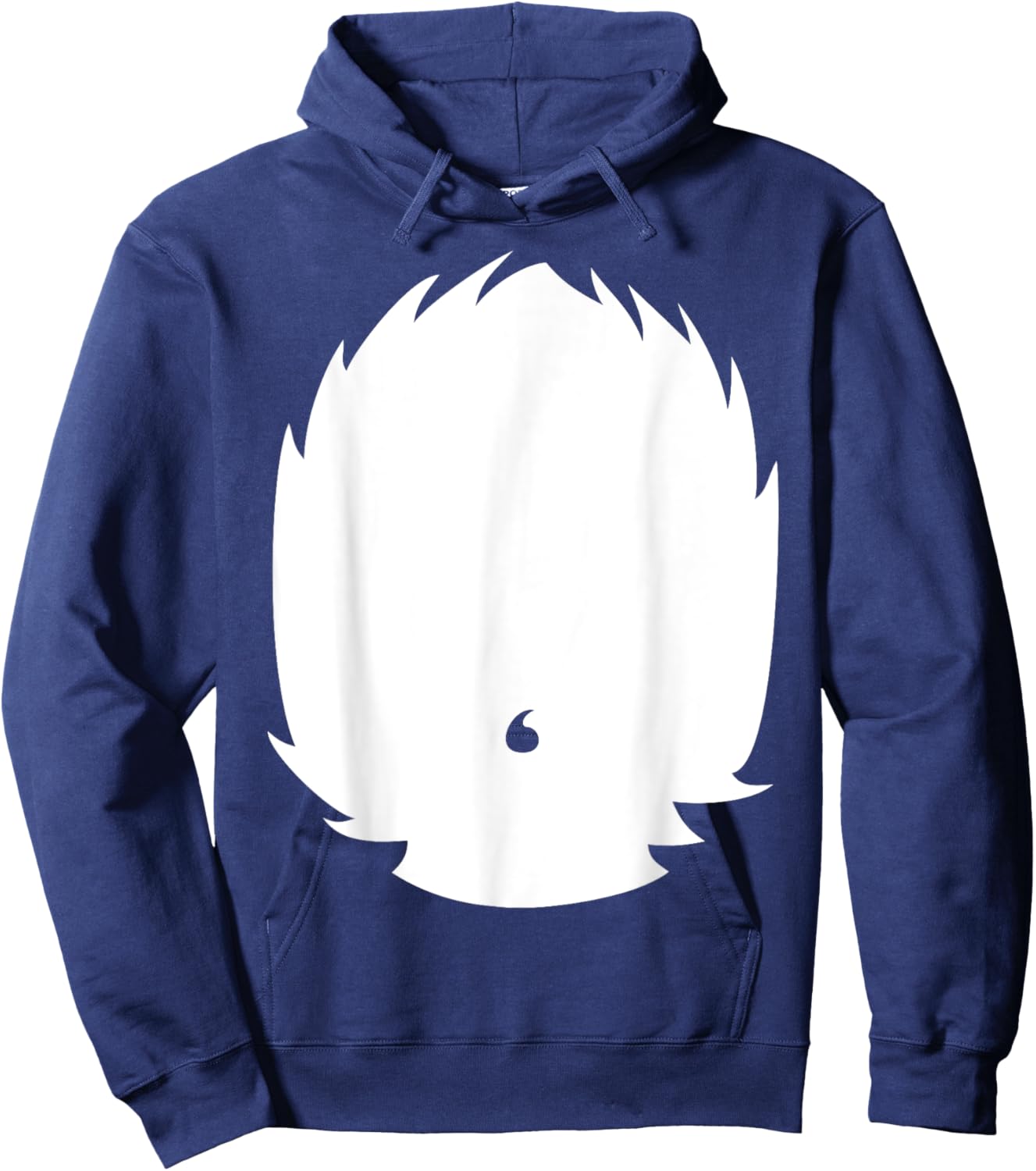 Animal Belly DIY Halloween Costume Badger Panda Raccoon Dog Hoodie - Hoodie | Navy