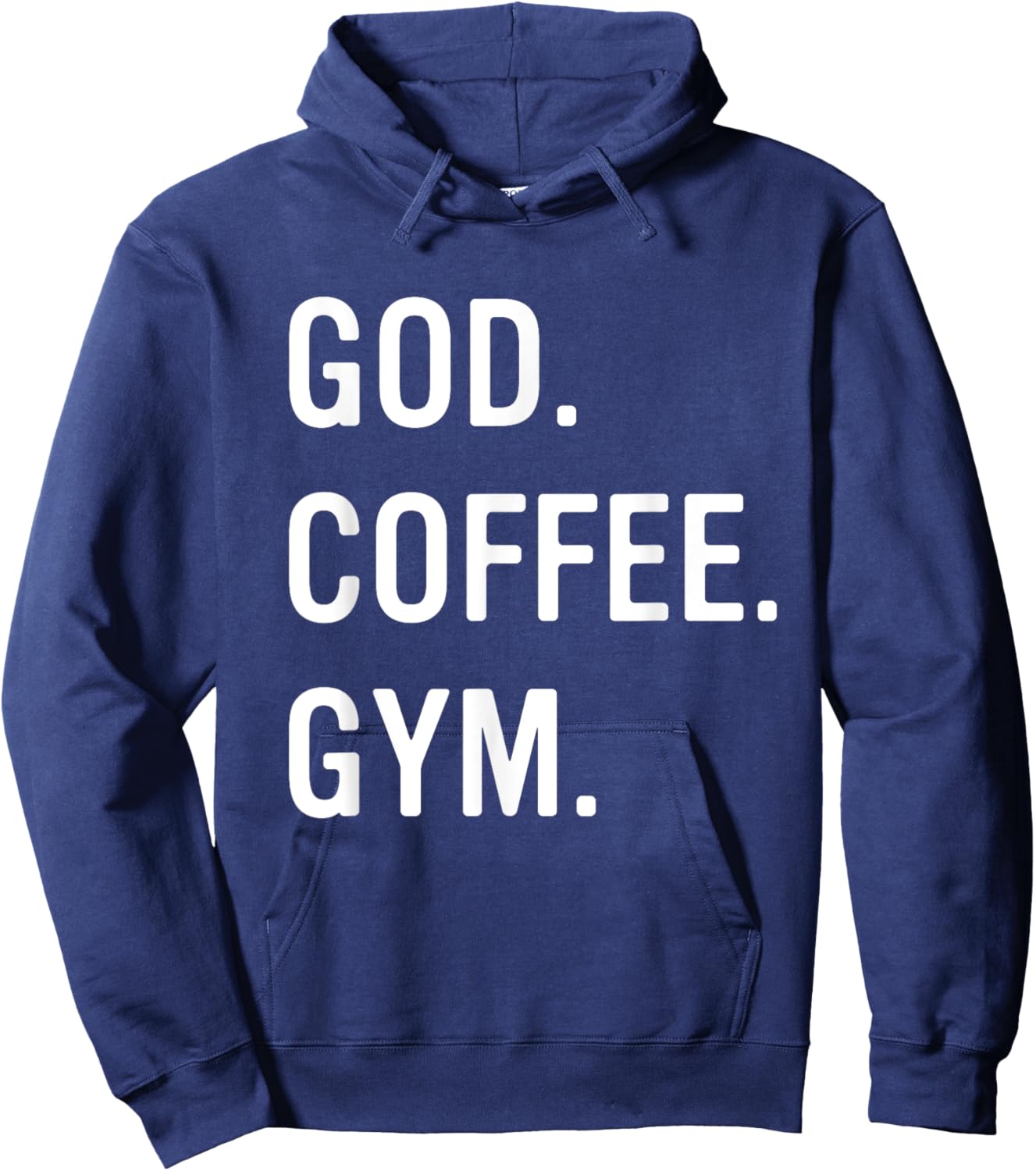 Christian God Coffee Gym Workout Women Hoodie - Hoodie | Navy