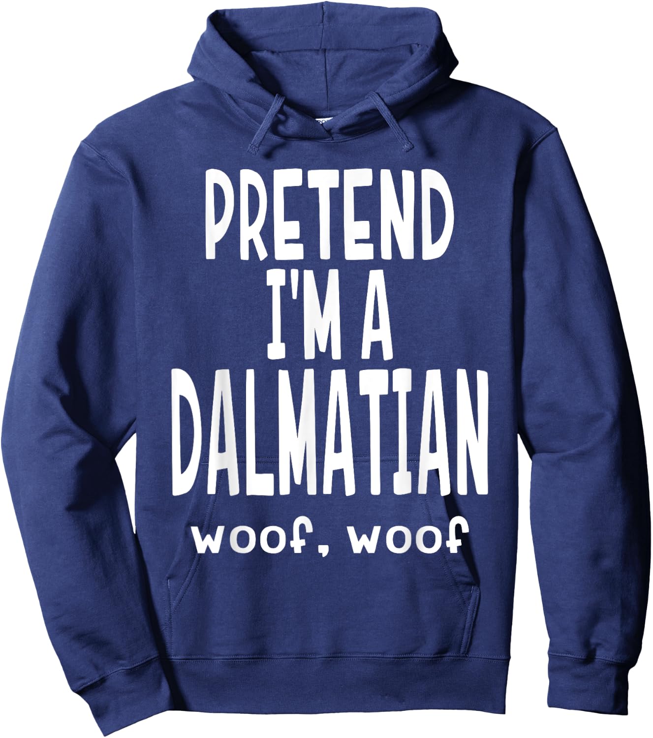 Funny Pretend I'm A Dalmatian - Lazy Halloween Costume Hoodie - Hoodie | Navy