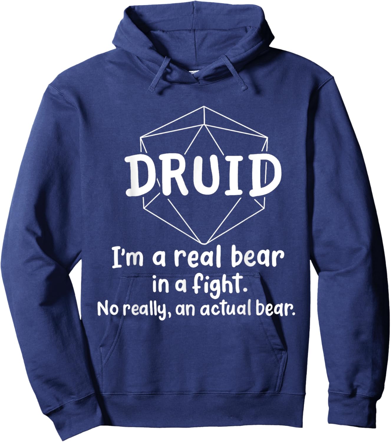 Druid Funny Character Joke Roleplaying Games RPG Gamer Hoodie - Hoodie | Navy