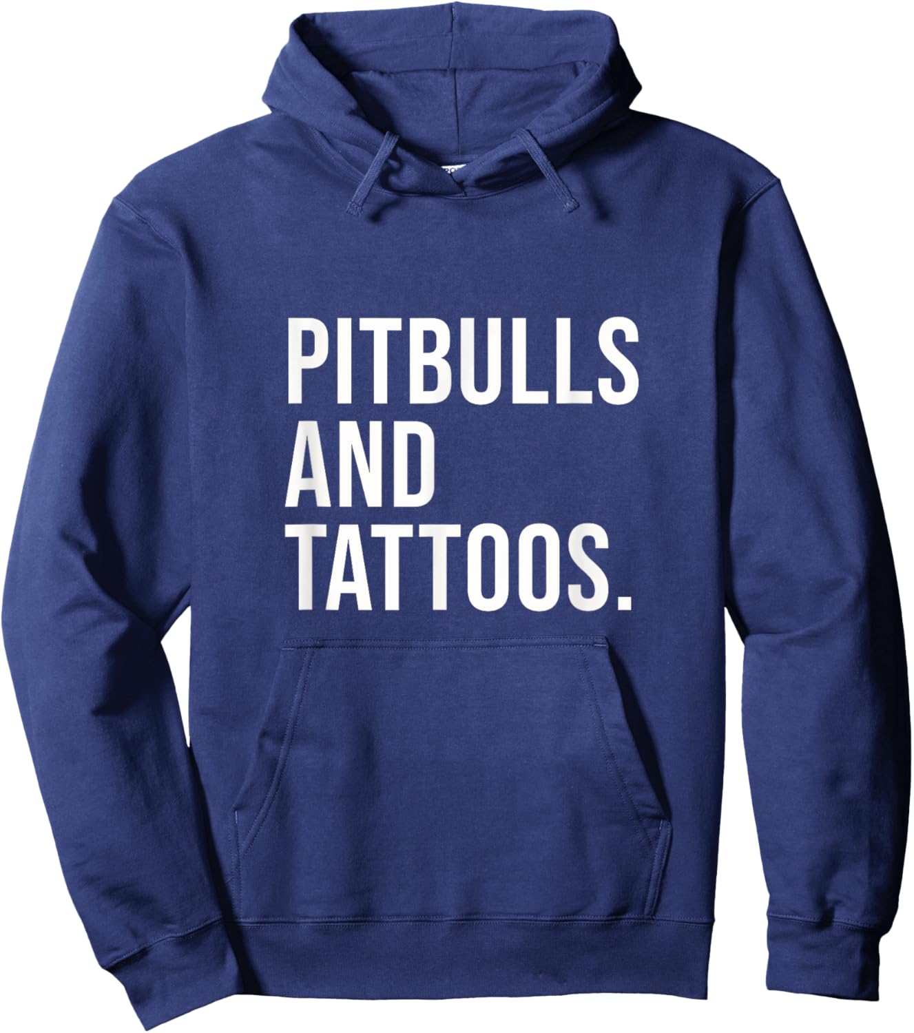 Pitbulls And Tattoos Pitbull Owner Dog Inked Lover Funny Women Hoodie - Hoodie | Navy