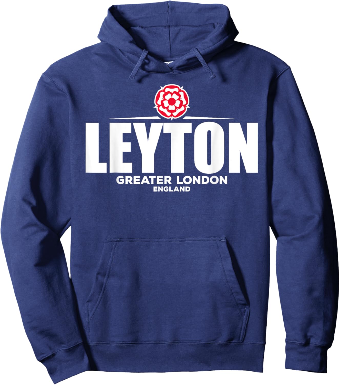 Leyton Greater London England Hoodie - Hoodie | Navy