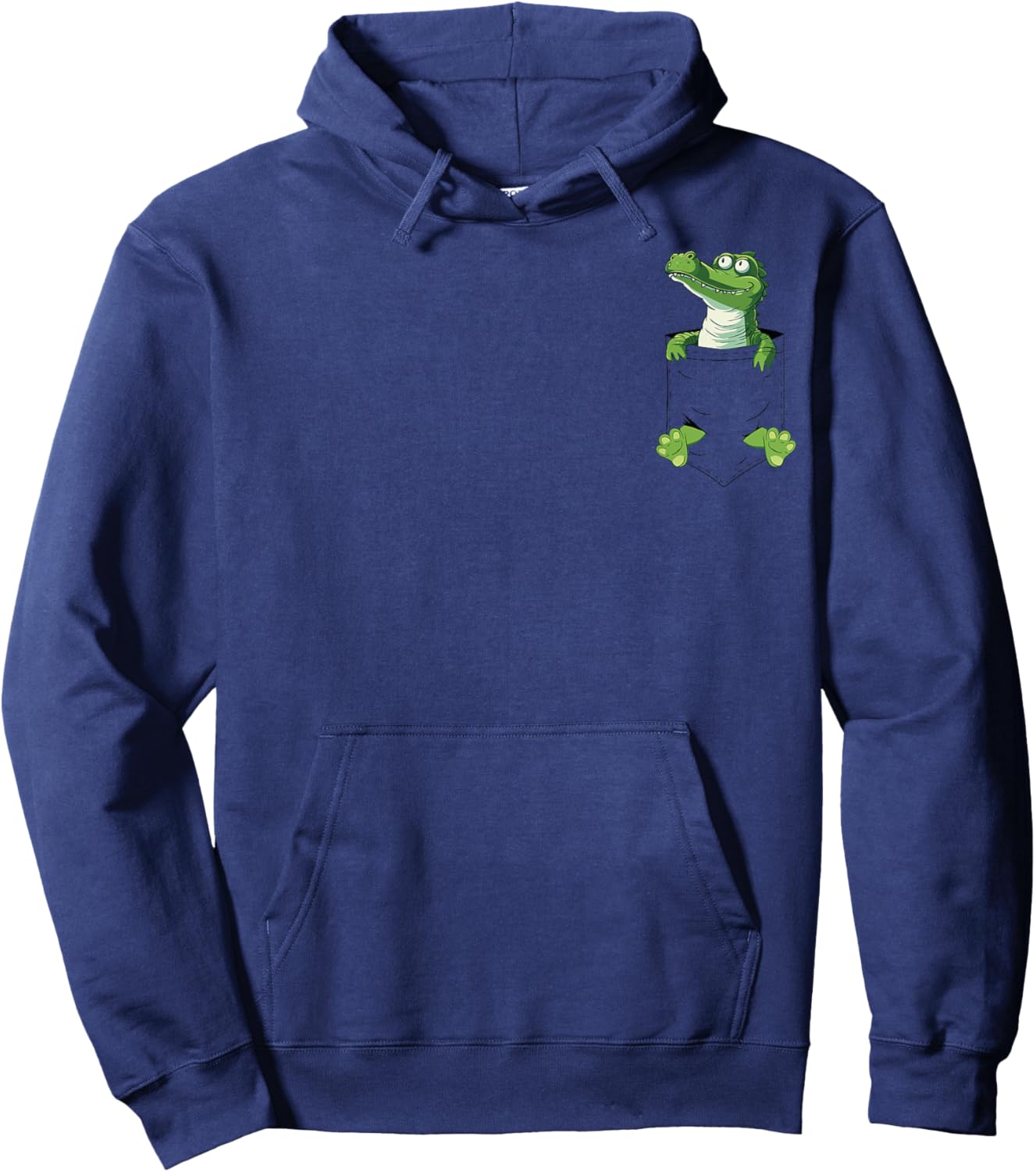 Funny Alligator lover Pet Cute Florida Alligator in a Pocket Hoodie - Hoodie | Navy