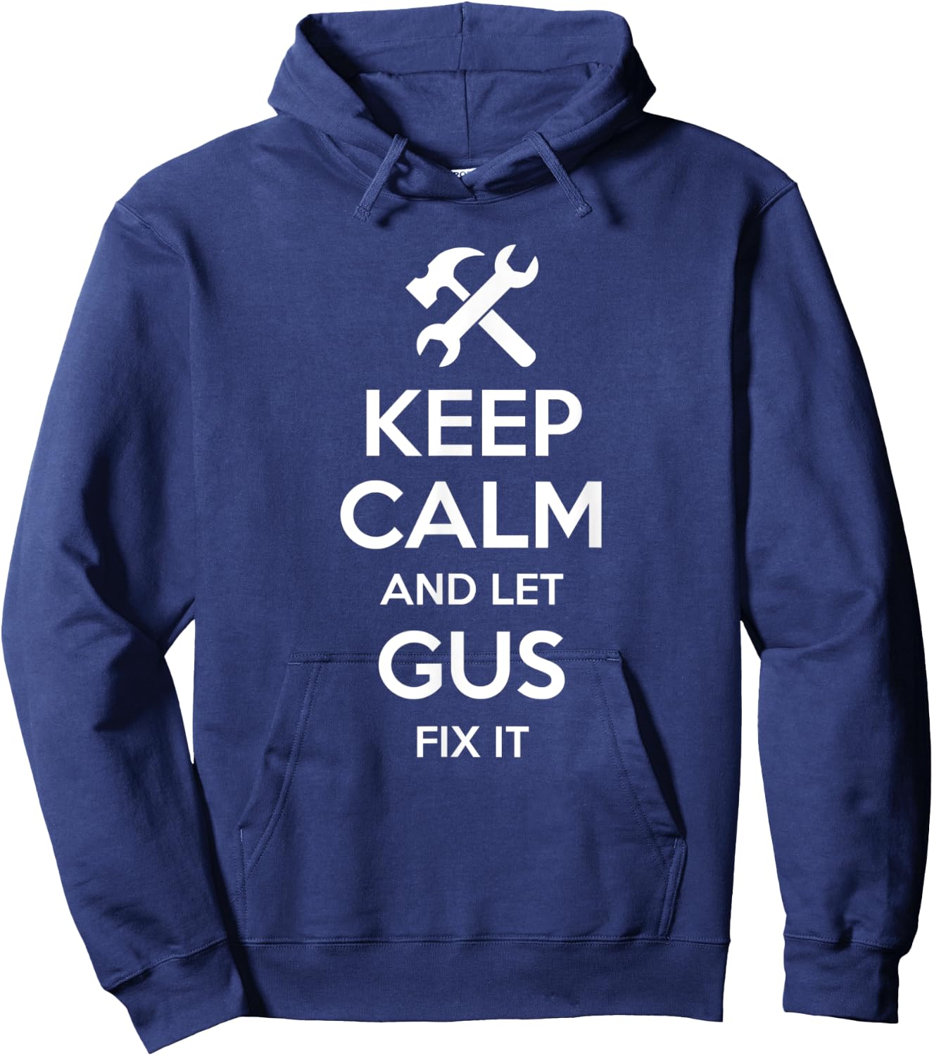GUS Fix Quote Funny Birthday Personalized Name Gift Hoodie - Hoodie | Navy