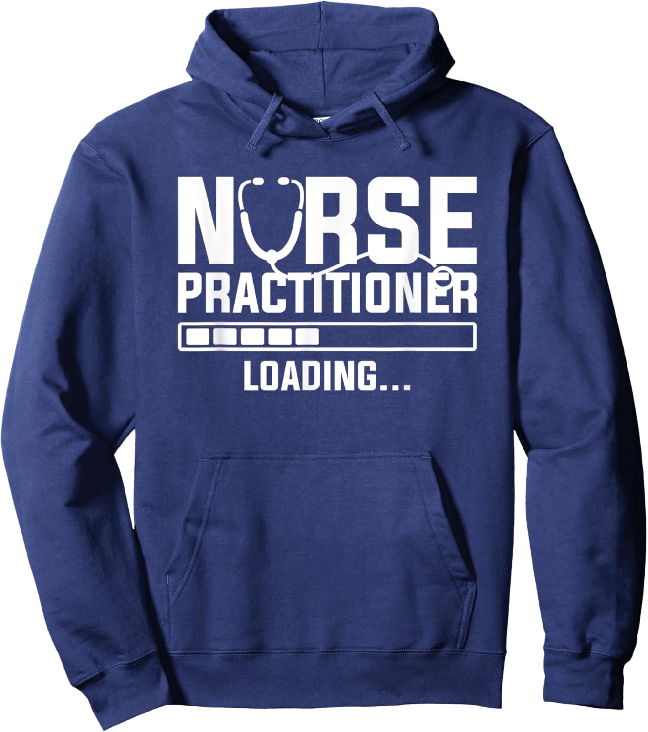 Nurse Practitioner Loading NP Nursing Nurses Hoodie - Hoodie | Navy