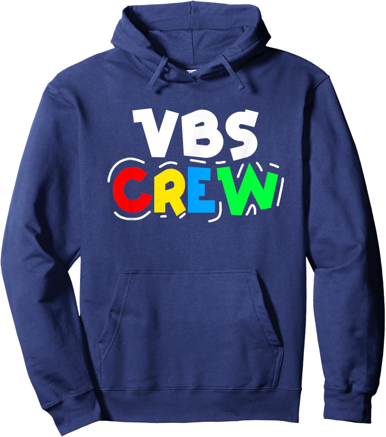 Kids Summer Church Christian Squad Camp Vbs Groovy Bible Hoodie - Hoodie | Navy